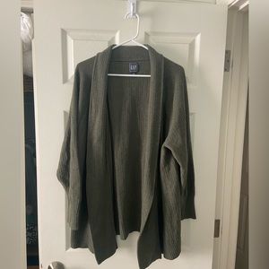 Women’s cardigan sweater Gap XXL dark army green
